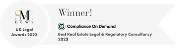 SME News UK Legal Awards 2023 winner, Best Real Estate Legal and Regulatory Consultancy